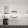 Modern White Kitchen Cabinets